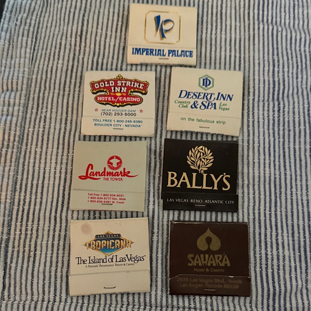 Vintage Casino Matchbook Collection